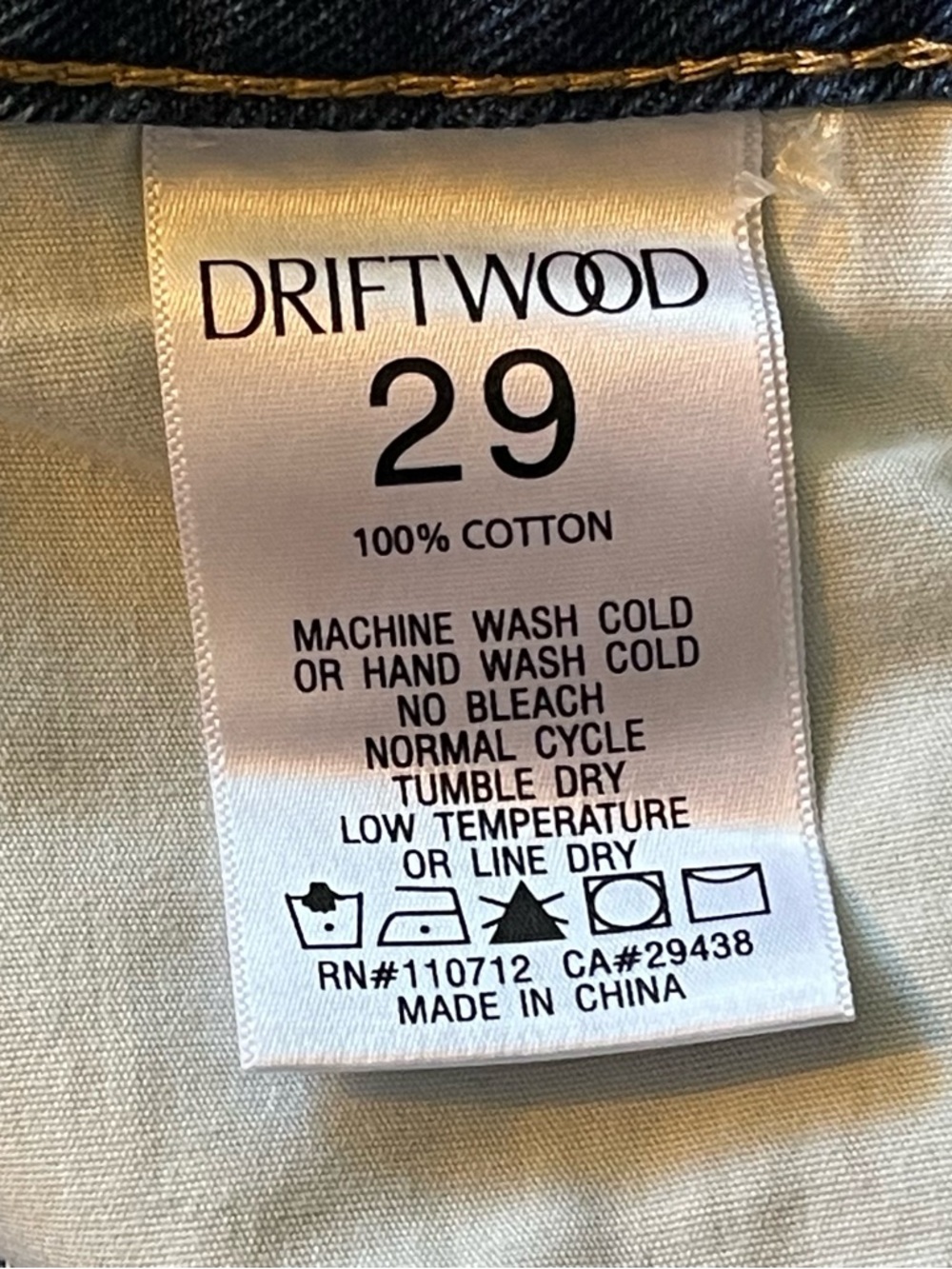 Driftwood Free People Patchwork Distressed Patched Denim Bermuda Shorts Boho 8 - Picture 7 of 8